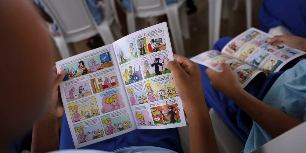 Gibi da Turma da Mônica aborda a relação entre diferentes gerações