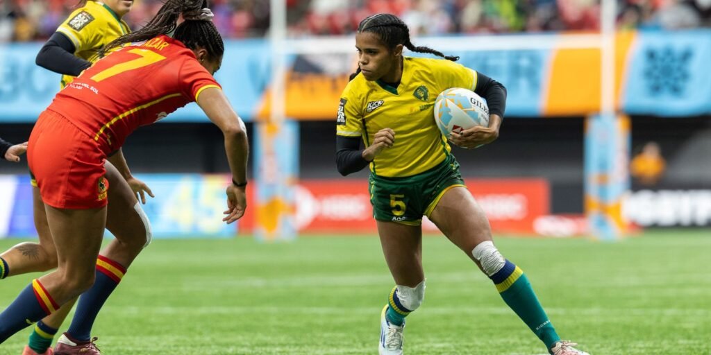 Seleção feminina bate China em 5ª etapa do circuito de rugby sevens