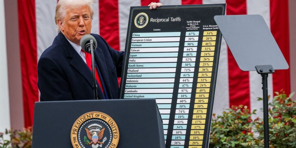 Trump eleva taxação da China para 125% e reduz de 75 países para 10%