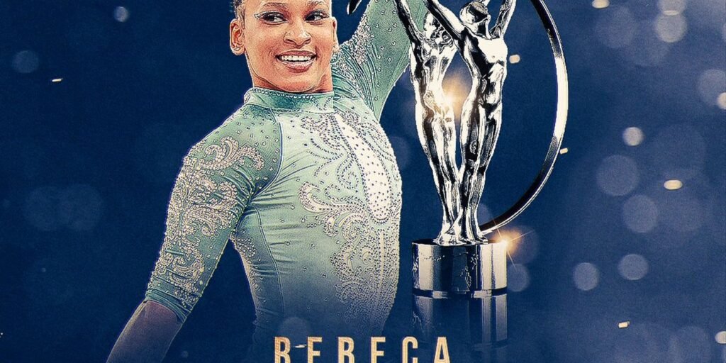 Ginasta Rebeca Andrade conquista prêmio Laureus, o Oscar do Esporte Ginasta Rebeca Andrade conquista prêmio Laureus, o Oscar do Esporte